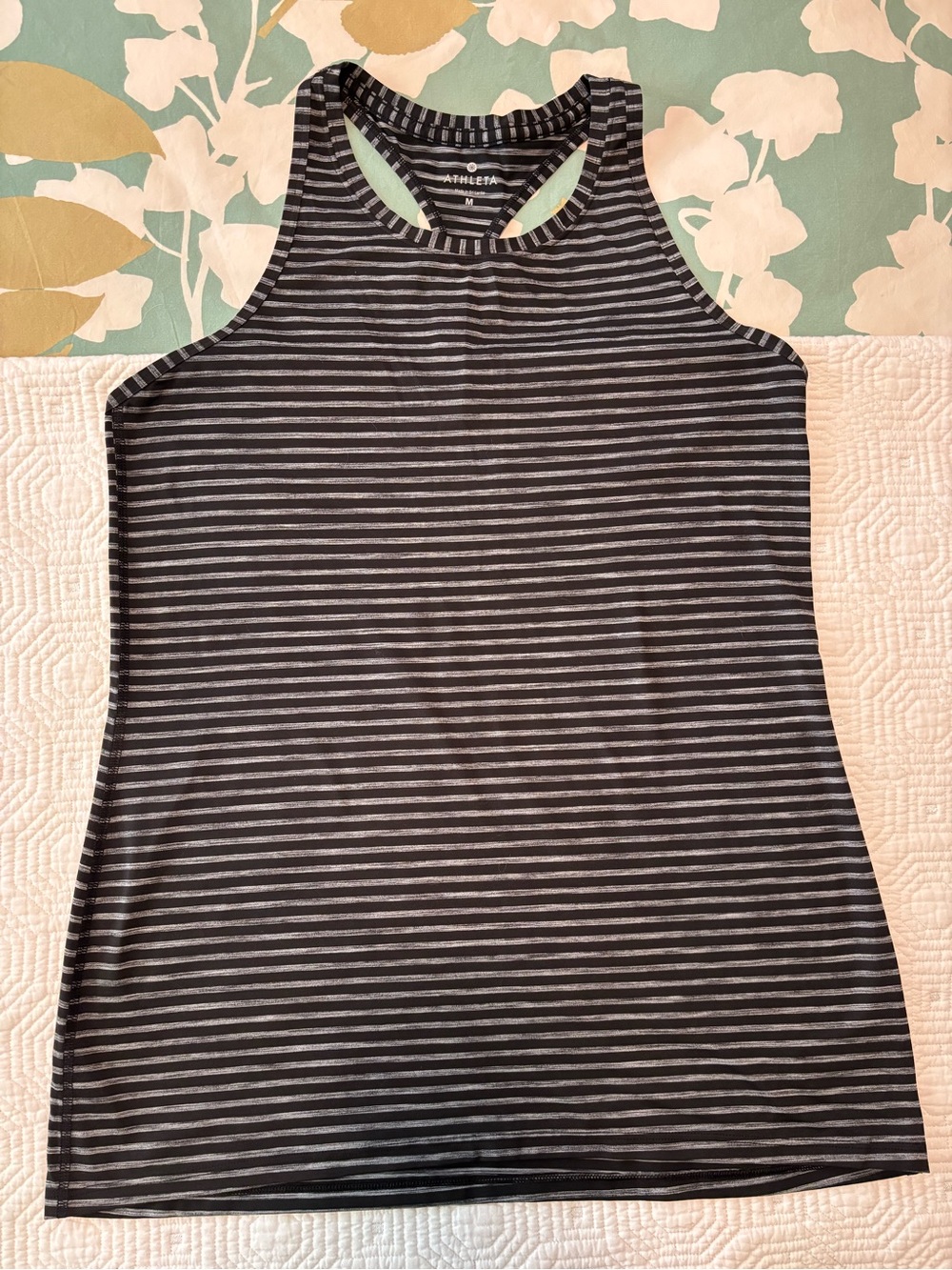 Athleta (Set of 2) Chi High-Neck Stripe Tanks - Picture 6 of 9